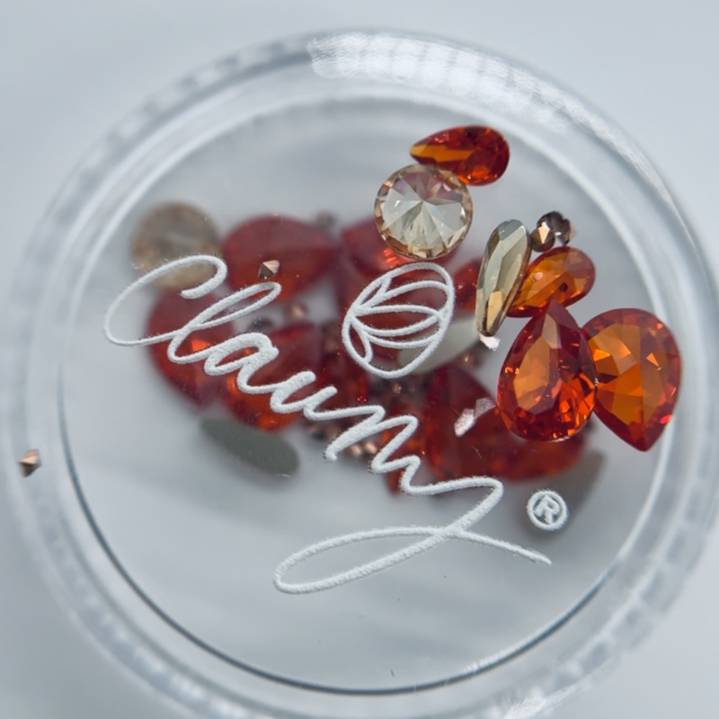Claumy®️ Set Cristalli per la Decorazione delle Unghie - Fiore di Cristallo