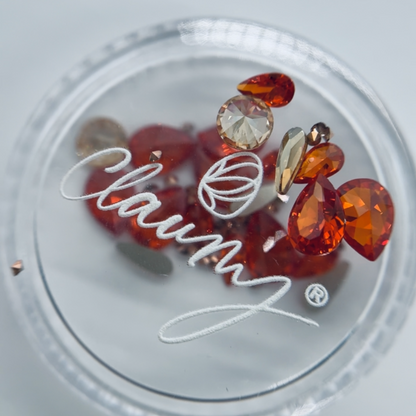 Claumy®️ Set Cristalli per la Decorazione delle Unghie - Fiore di Cristallo