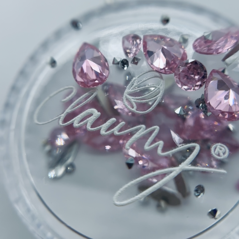 Claumy®️ Set Cristalli per la Decorazione delle Unghie - Fiore di Cristallo