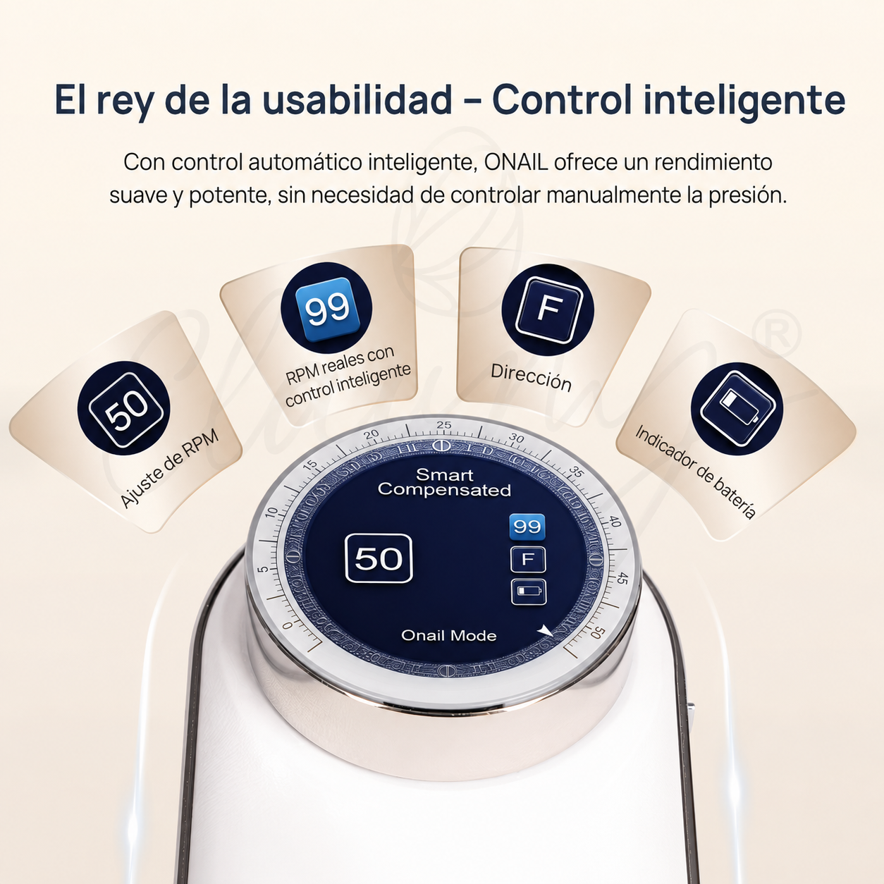 Torno IA Micromotor inteligente O’Nail + 1 pieza de mano + pack de fresas de regalo(Las fresas se entregaran luego no disponibles ahora)
