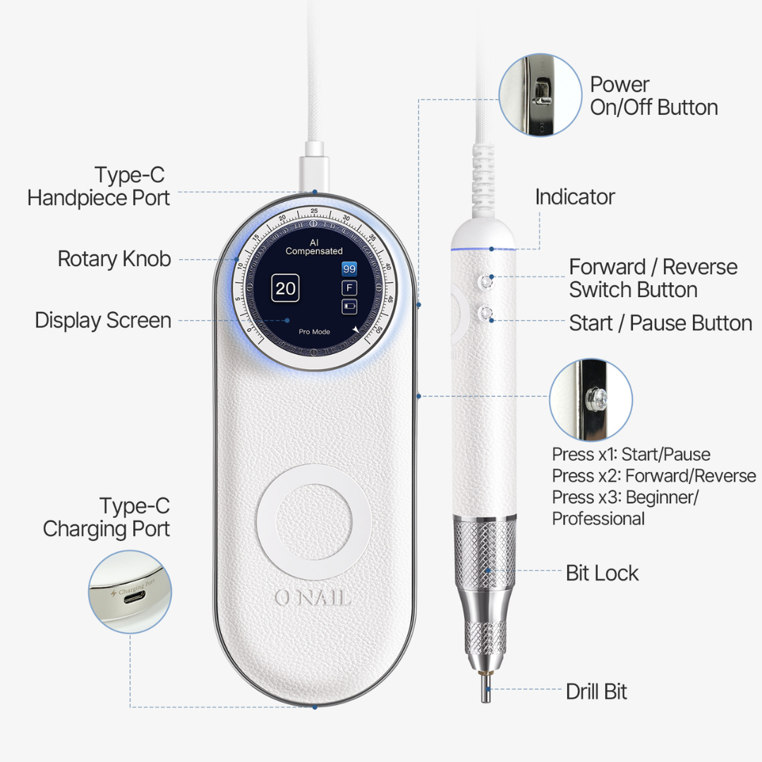 TORNIO SAESHIN FORTE BIANCO BRILLANTE 30000 GIRI/MIN