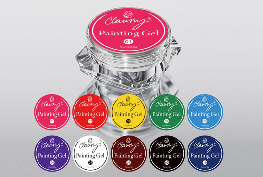 Pack de 10 Gel Painting de Claumy - Colores Ultra Pigmentados con Descuento Especial