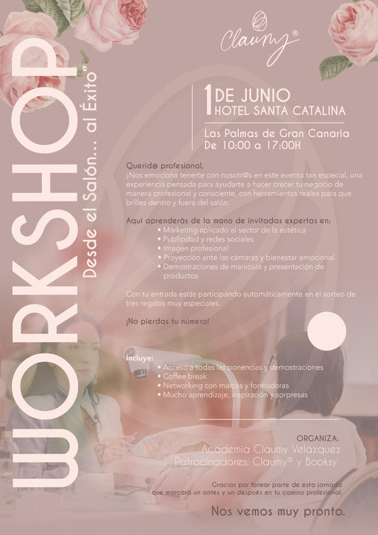 Workshop 2025 DEL SALON A El EXITO Precio TOTAL 96,30€