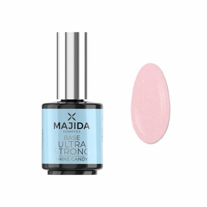 Light Gray MAJIDA BASE ULTRA STRONG SHINE CANDY 15 ml