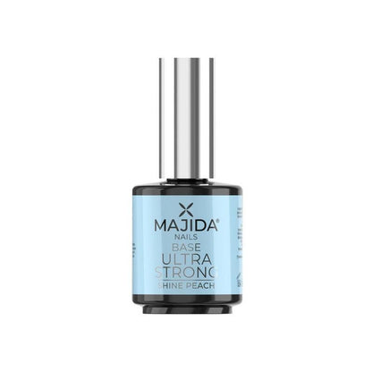 Light Steel Blue MAJIDA BASE ULTRA STRONG SHINE PEACH 15 ml