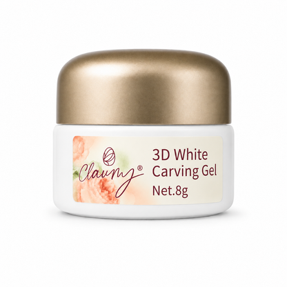 3D Carving Gel Claumy® — White Style | Gel de Escultura Blanco Profesional - Academia Claumy Velazquez