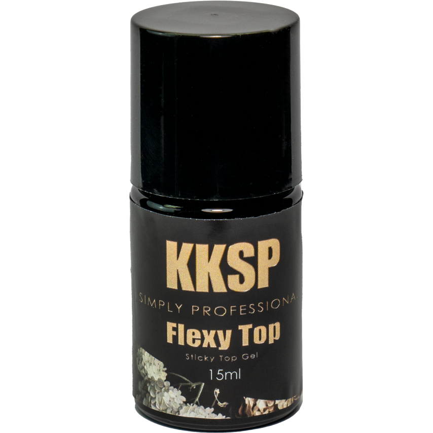 Black TOP COAT FLEXY 15 ml