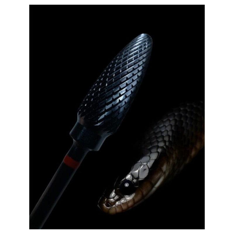 Black FRESA CARBOCER " LUXURY BLACK COBRA"- ROJO