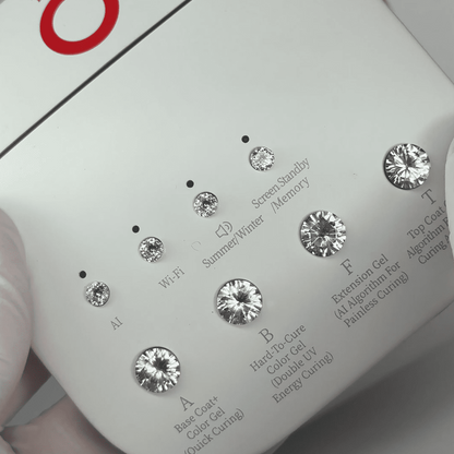 Teclado o Mando Inalámbrico Inteligente O’Nail | Control Remoto para Lámpara de Uñas