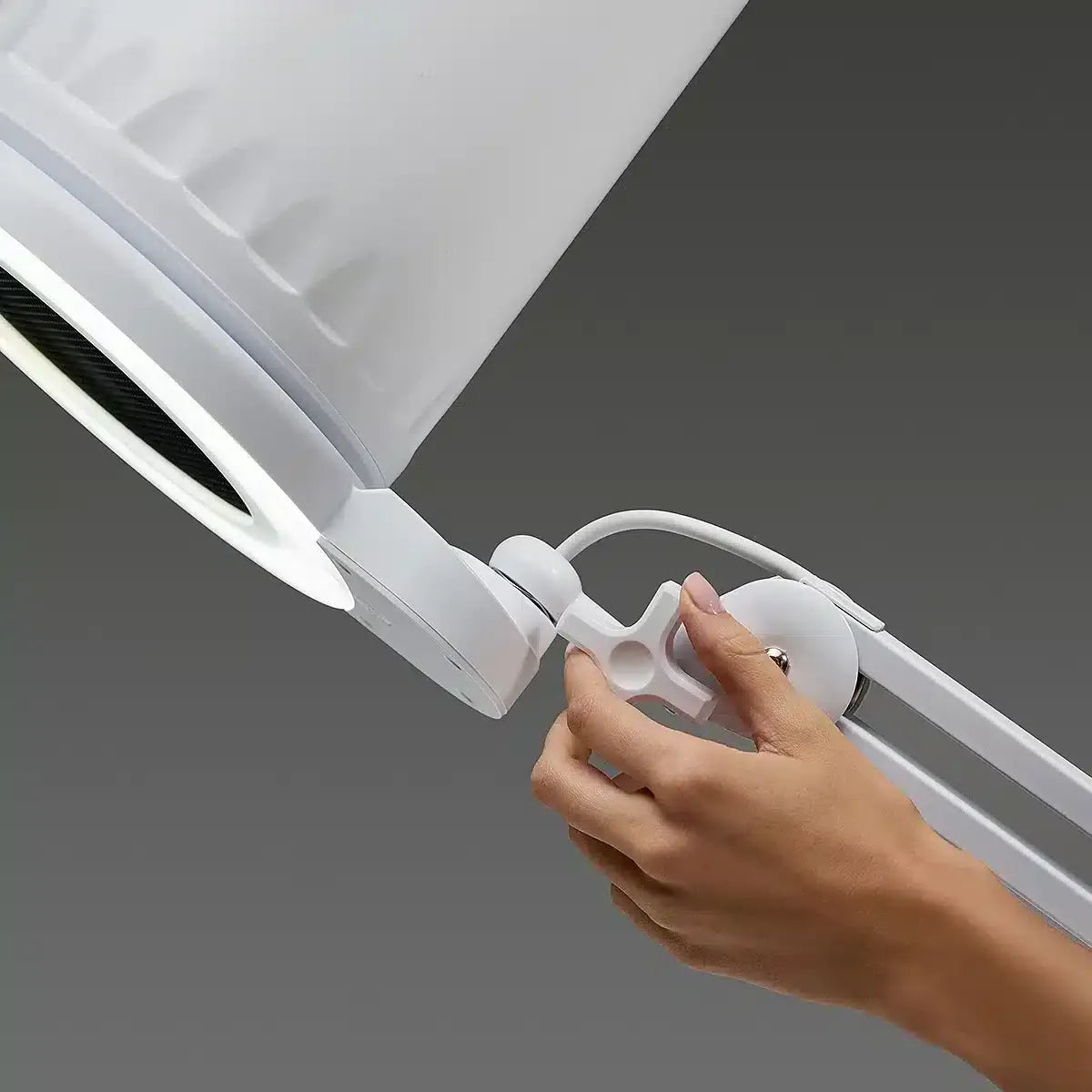 💨 4Blanc Alizé – Aspirador Profesional con Luz LED Integrada y Soporte de Mesa