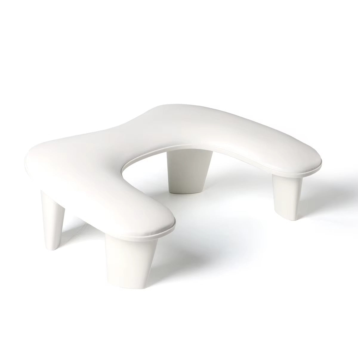 Apoio de braço de luxo em forma de U para manicure – Ergonomia profissional e máximo conforto