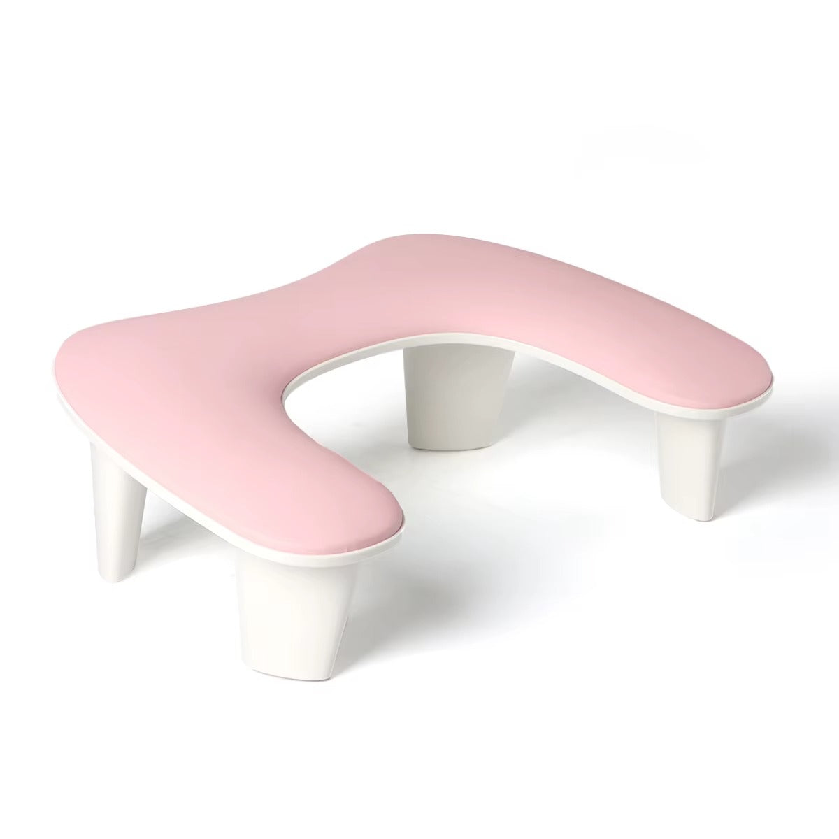 Apoyabrazos de Lujo en Forma de U para Manicura – Ergonomía Profesional y Máximo Confort - Academia Claumy Velazquez