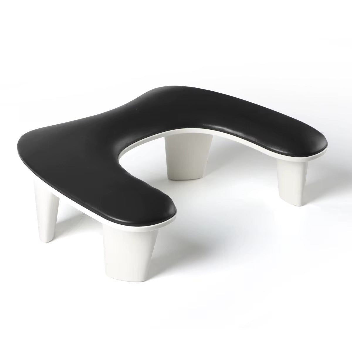 Apoio de braço de luxo em forma de U para manicure – Ergonomia profissional e máximo conforto