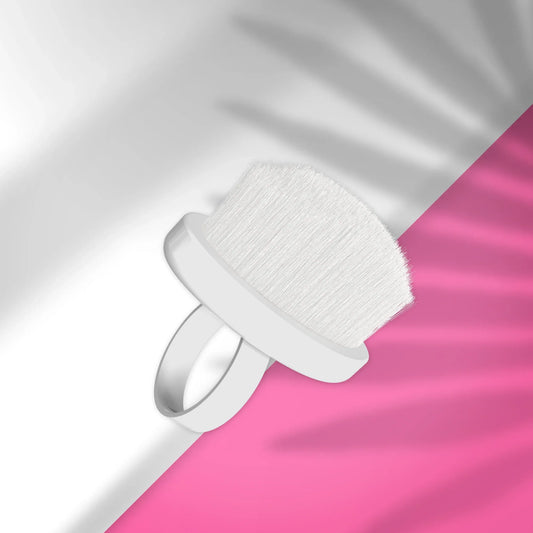 Cepillo-Anillo para Manicura EXPERT 03 Mini (10 uds.) – Limpieza Profesional de Polvo de Uñas