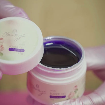 💜 Gel Builder Color Claumy Nº 20 – Morado Glass