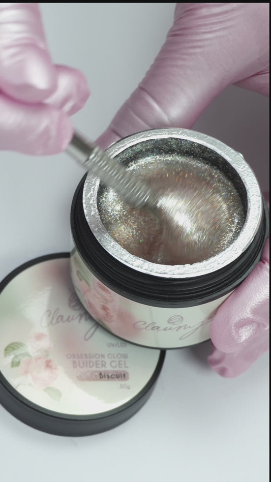 Biscuit Obsession Glow Claumy - Builder Gel 30g