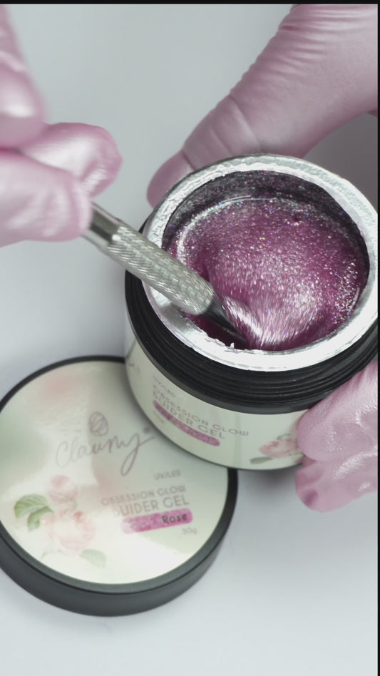 Rose Obsession Glow Claumy - Builder Gel 30g