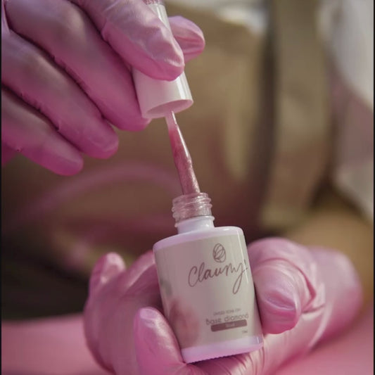 Base Diamond Rose  15 ml · Brillo rubí rosado autonivelante