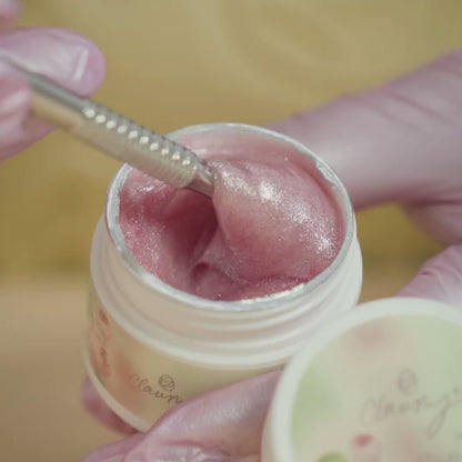 🌸 Gel Builder Stellar Claumy Nº 15 – Rosa Vintage con Micro Purpurina