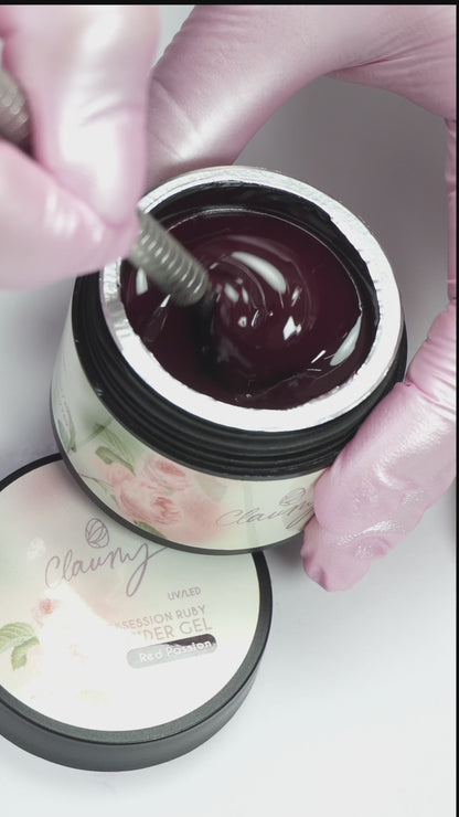 Red Passion – OBSESSION RUBY Claumy Builder Gel 30g