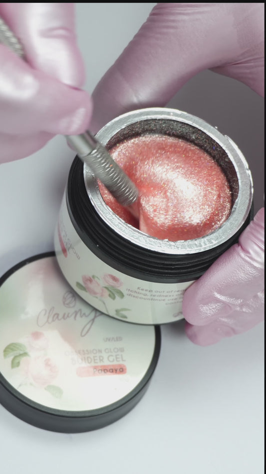Papaya Obsession Glow Claumy - Builder Gel 30g