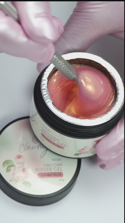 Golden Nude Unicorn Claumy - Builder Gel 30g