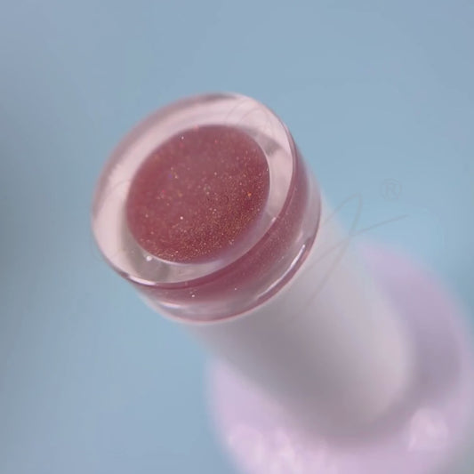 Base Diamond Sunset  15 ml · Micro-chispas coral sunset autonivelantes
