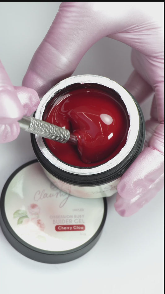 Cherry Glow – OBSESSION RUBY Claumy Builder Gel 30g