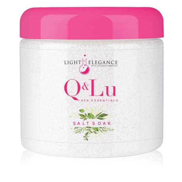 Pale Violet Red Q&LU SALT SOAK - SALES DE BAÑO 400 g