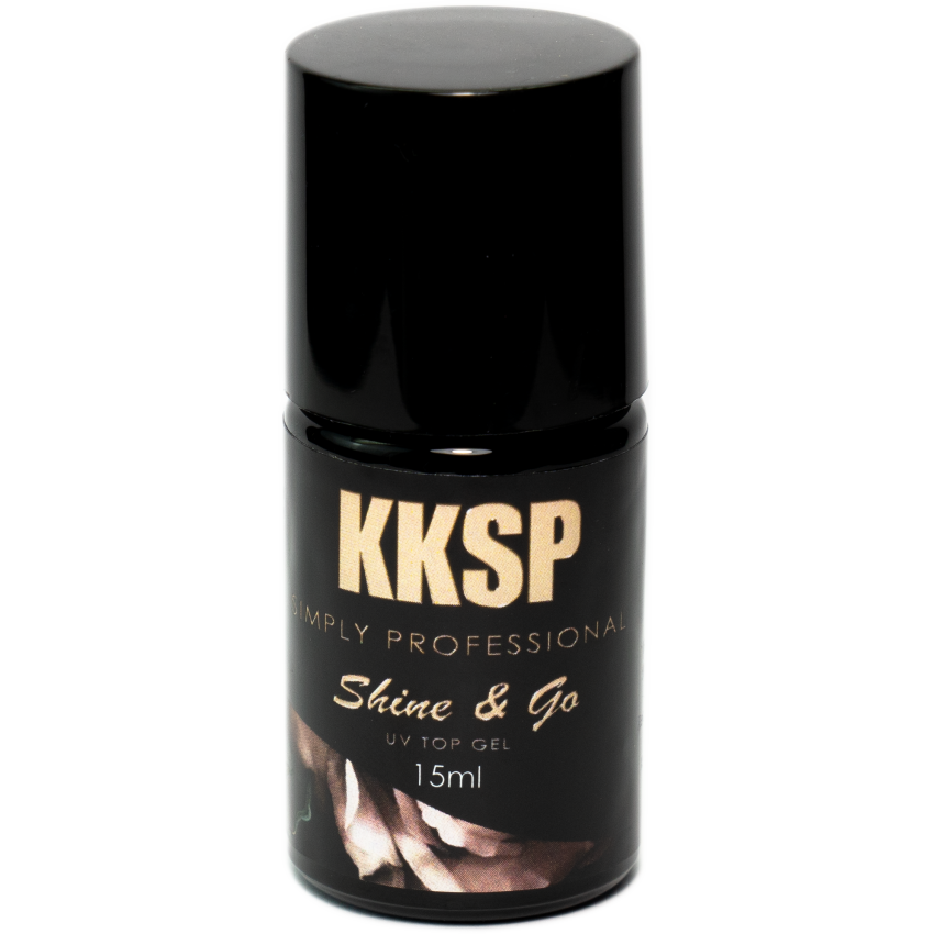 Black TOP COAT SHINE & GO 15 ml