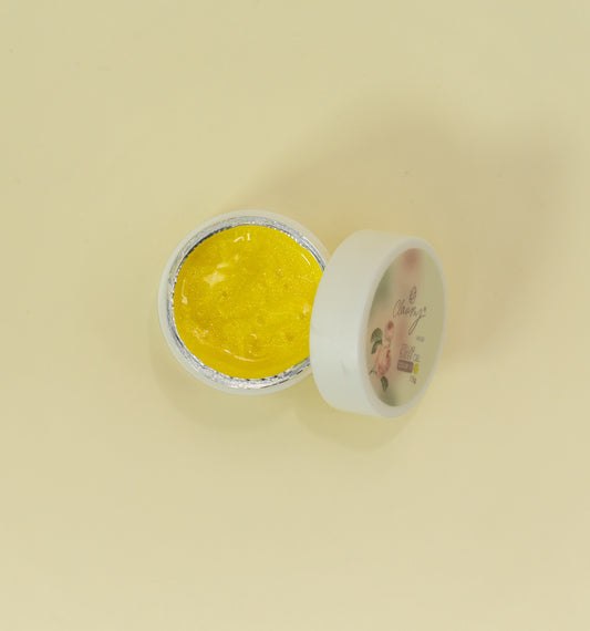 ☀️ Gel Builder Stellar Claumy Nº 12 – Amarillo Radiante con Micro Purpurina